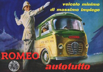 The first Romeo Autotutto Sales Brochure